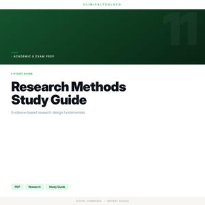 Guía de estudio de métodos de investigación en psicología / Examen doctoral cuantitativo y cualitativo / Descarga del PDF para doctorado en psicología (PhD)