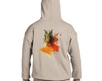 Born to Create Hoodie - Creative Explosion Streetwear - Unisex Beautiful Chaos Art Pullover - Unique Graphic Aesthetic Artist Gift