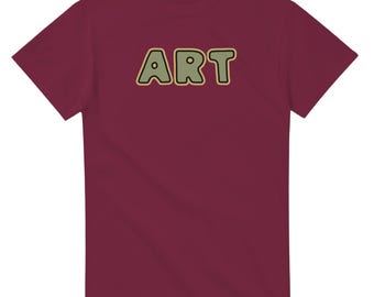 Art Club T-Shirt, Primitive Pop,  Retro Art Graphic Tee, Unisex Artistic Streetwear, Creative Gift for Artists, Fun Typography Cotton Shirt