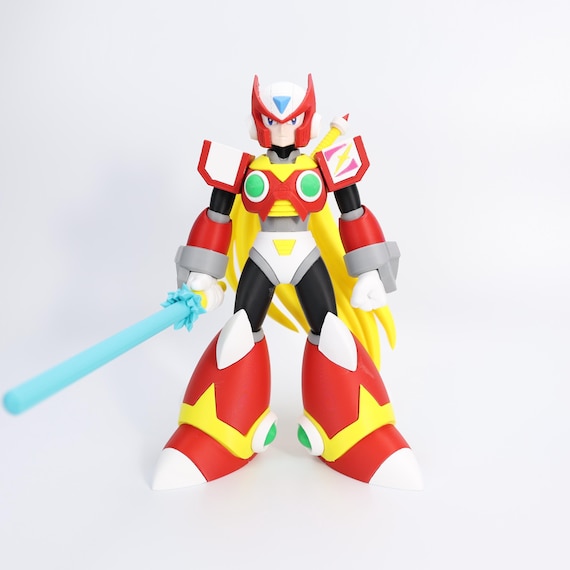 Sci Fi Robot Warrior 3D Printed Figure | Crochet-Style Sci Fi Collectible | Office Decor | Sci Fi Gift