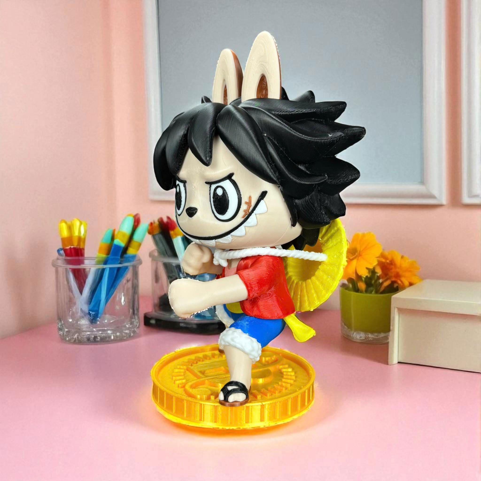 Mischievous Pirate 3D Printed Figure | Crochet-Style Character Collectible | Gaming Room Decor | Collector Gift — photo 1 of 8