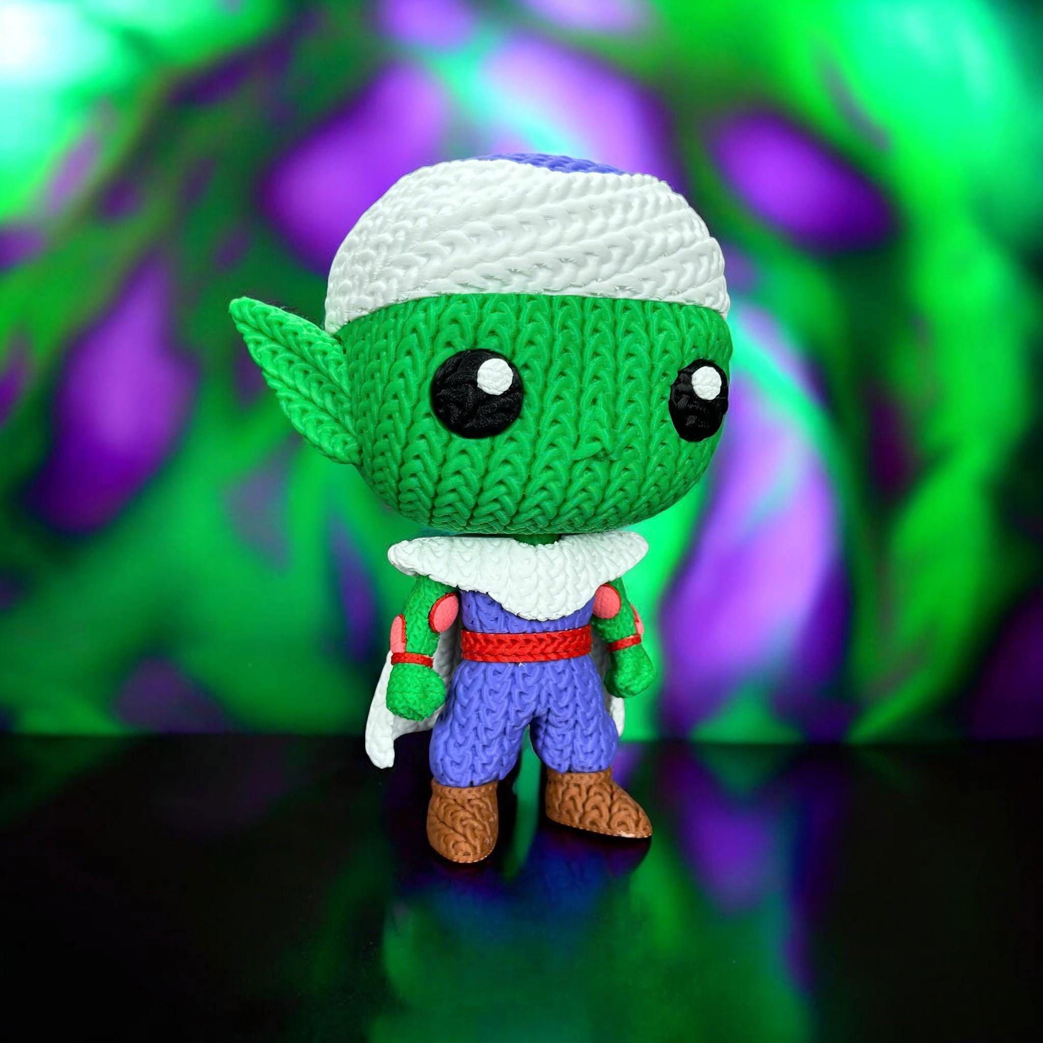 Mystic Guardian Fantasy Character 3D Printed Figure | Crochet-Style Warrior Collectible | Desk Decor | Gamer Gift — photo 1 of 10