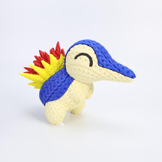 Fire Cub Animal 3D Printed Figure | Crochet-Style Animal Collectible | Desk Decor | Animal Lover Gift