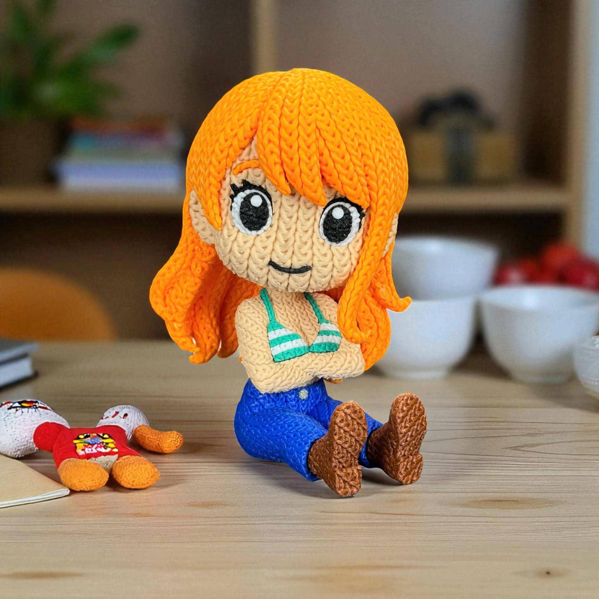 Fantasy Navigator Fantasy Character 3D Printed Figure | Crochet-Style Character Collectible | Gaming Room Decor | Collector Gift — photo 1 of 8