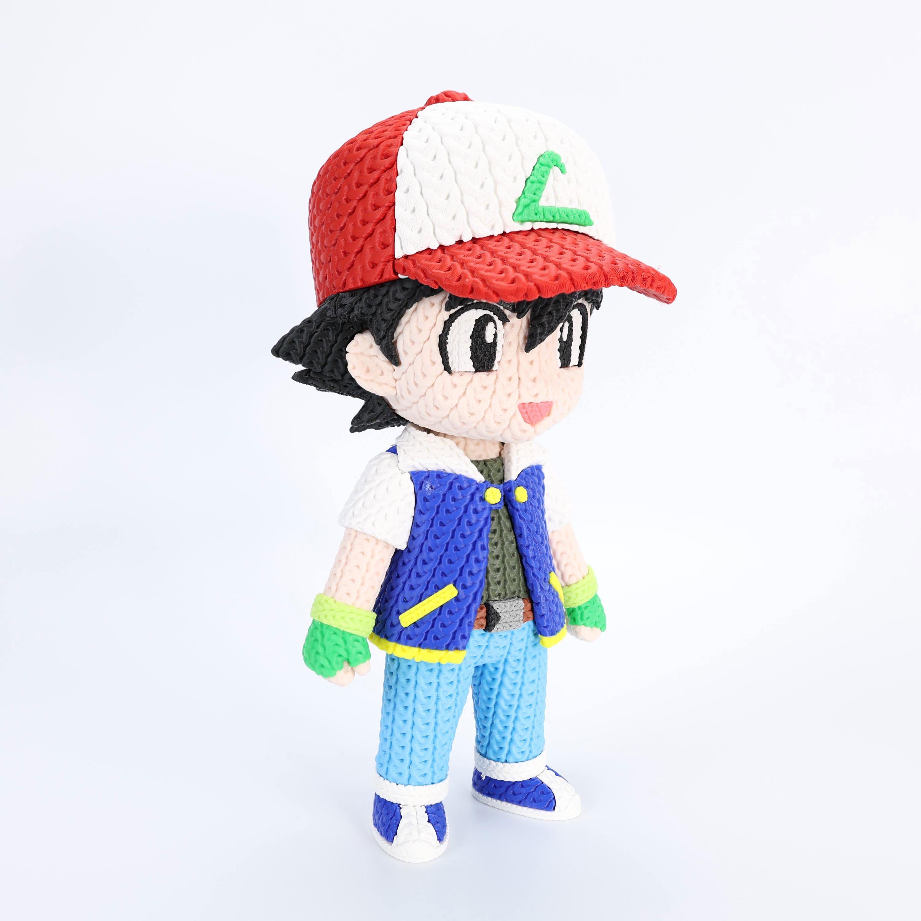 Monster Trainer Fantasy Creature 3D Printed Figure | Crochet-Style Creature Collectible | Gaming Room Decor | Monster Fan Gift — photo 1 of 9