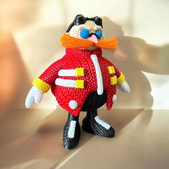 Mad Scientist Fantasy Character 3D Printed Figure | Crochet-Style Character Collectible | Desk Decor | Collector Gift