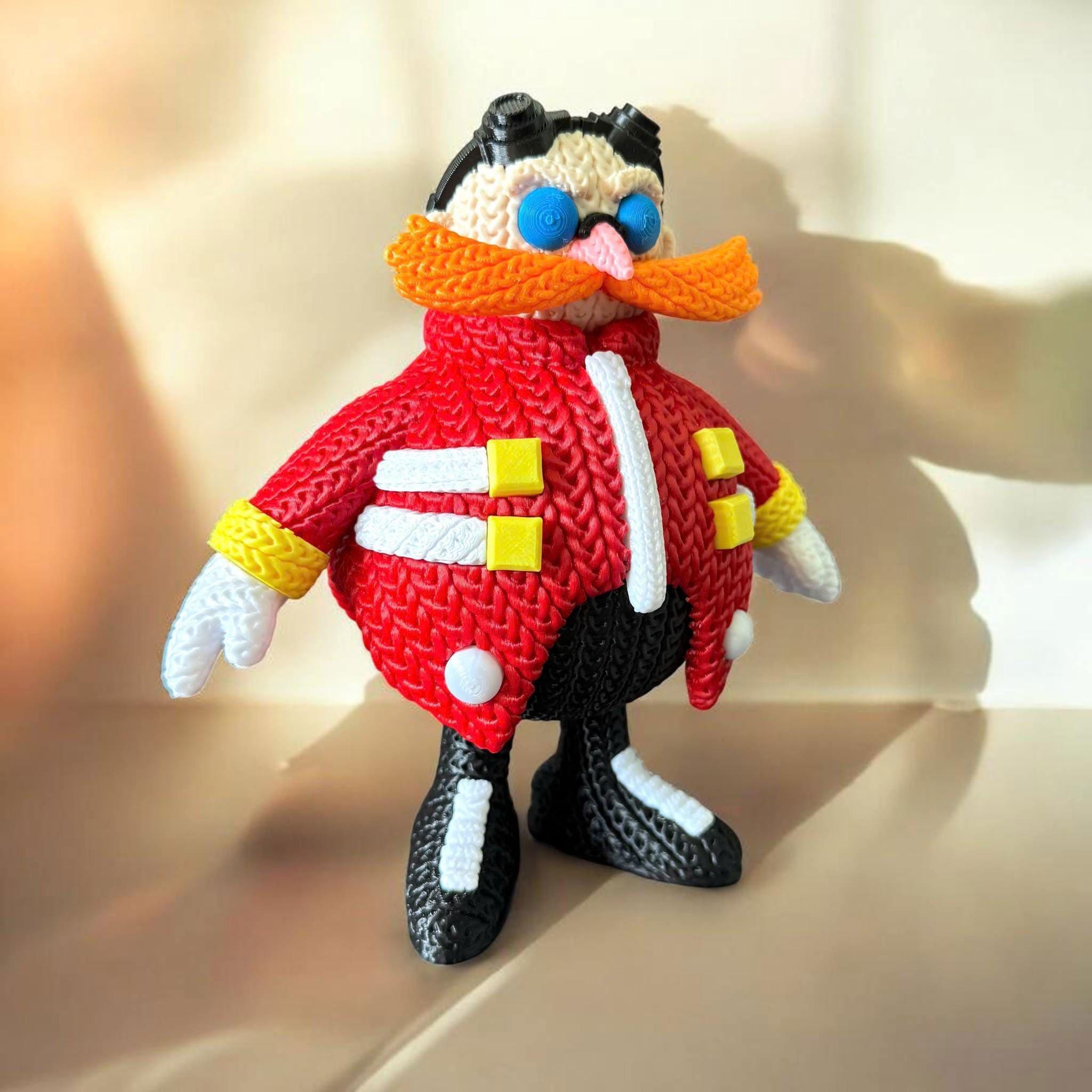 Mad Scientist Fantasy Character 3D Printed Figure | Crochet-Style Character Collectible | Desk Decor | Collector Gift — photo 1 of 7