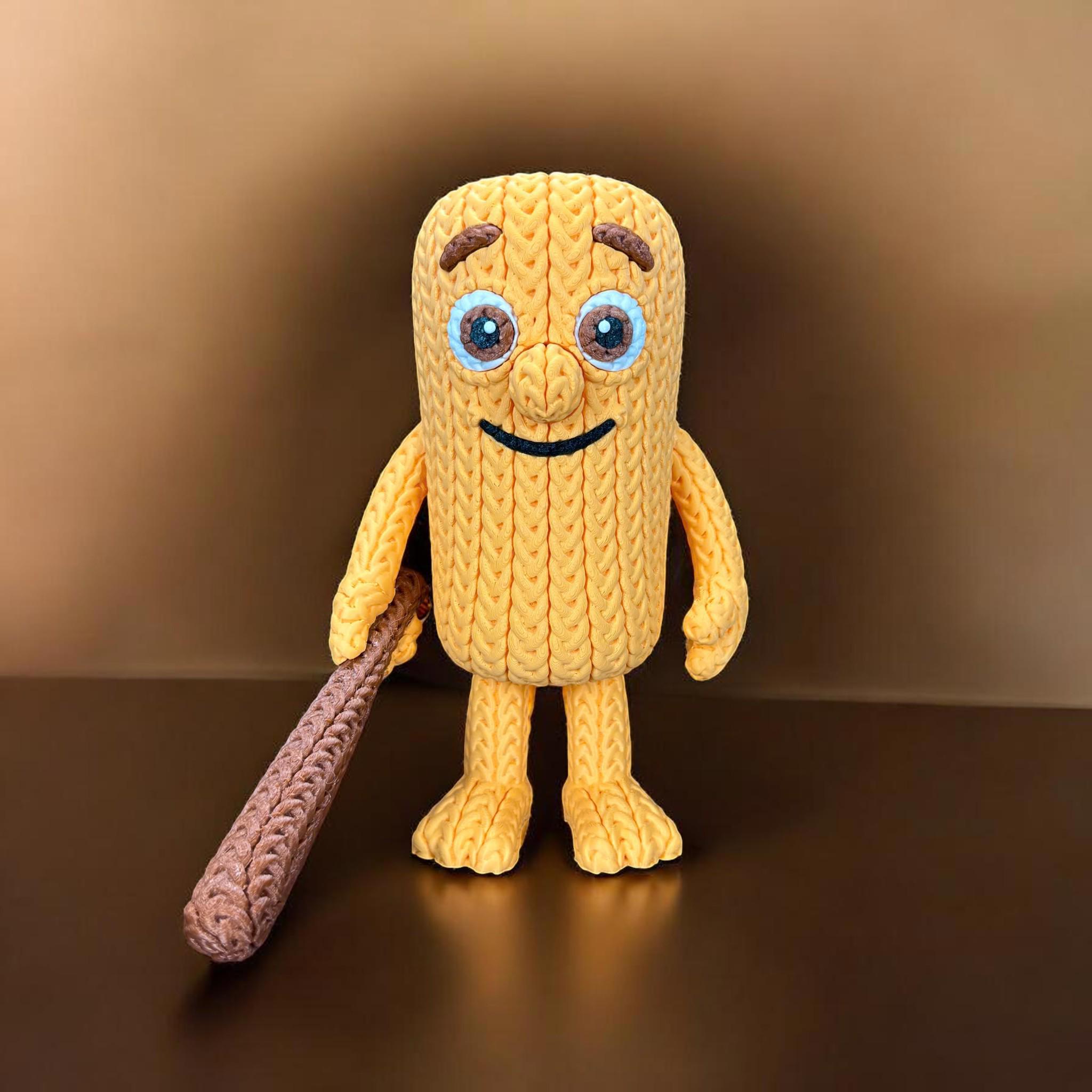 Sahur Drum Fantasy Character 3D Printed Figure | Crochet-Style Character Collectible | Gaming Room Decor | Collector Gift — photo 1 of 6