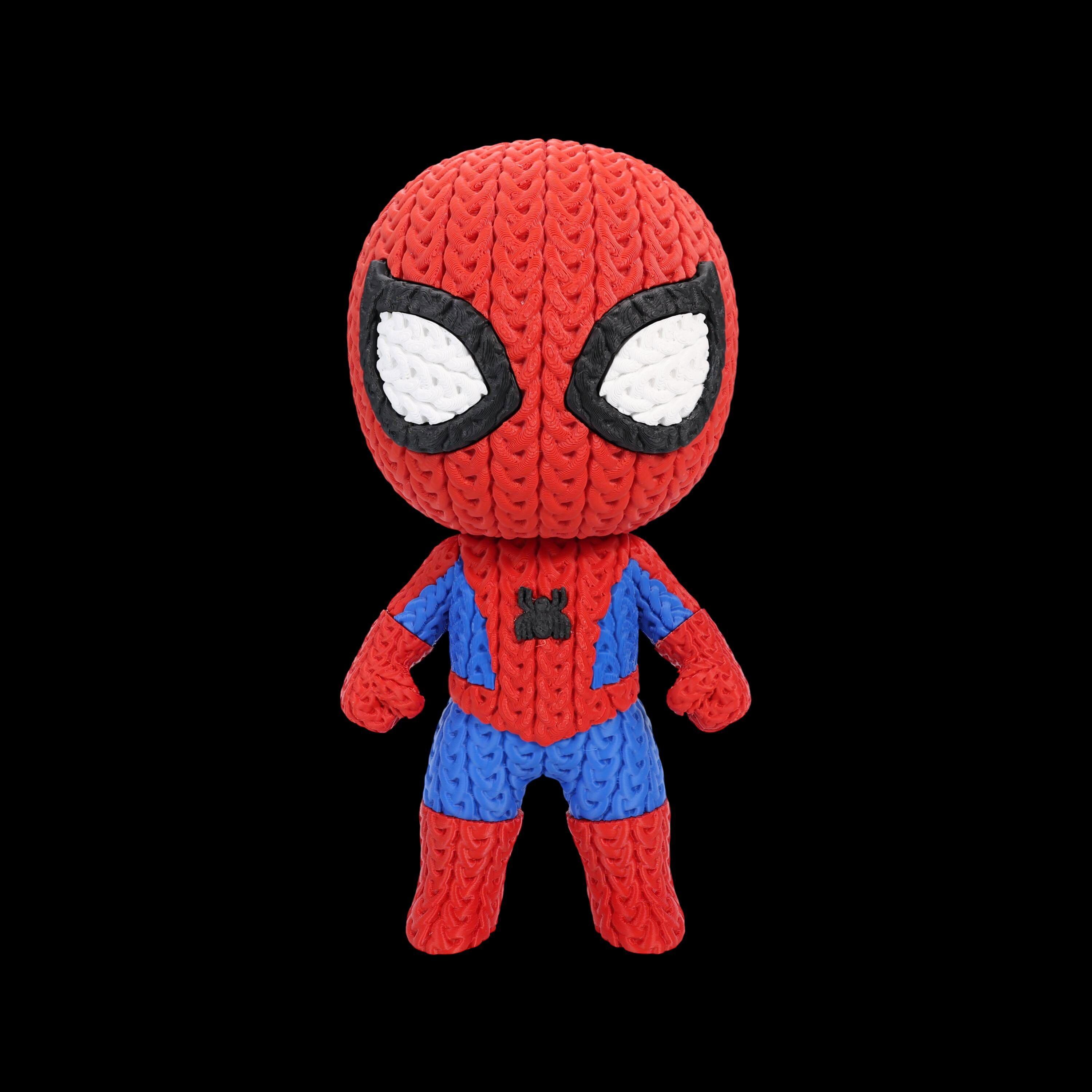 Webster the Wall Crawler Fantasy Character 3D Printed Figure | Crochet-Style Warrior Collectible | Gaming Room Decor | Gamer Gift — photo 1 of 9