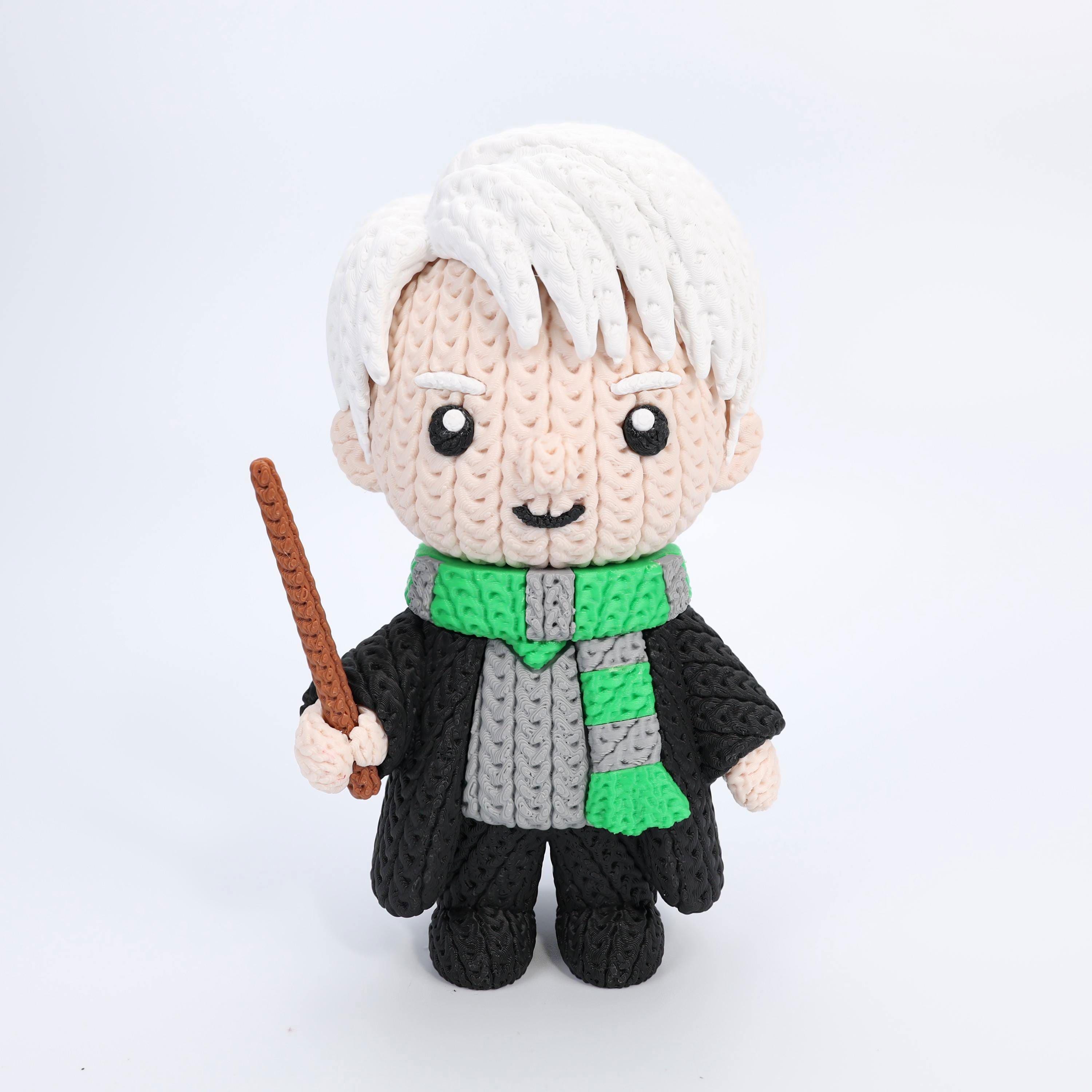 Wizard Student 3D Printed Figure | Crochet-Style Wizard Collectible | Office Decor | Fantasy Fan Gift — photo 1 of 8