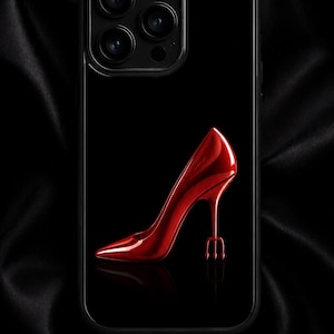 Devil Wears Prada Red Stiletto Heel Phone Case | Gothic Fashion, Dark Minimal, Iphone protector, Samsung Phone Case, Gift for her,