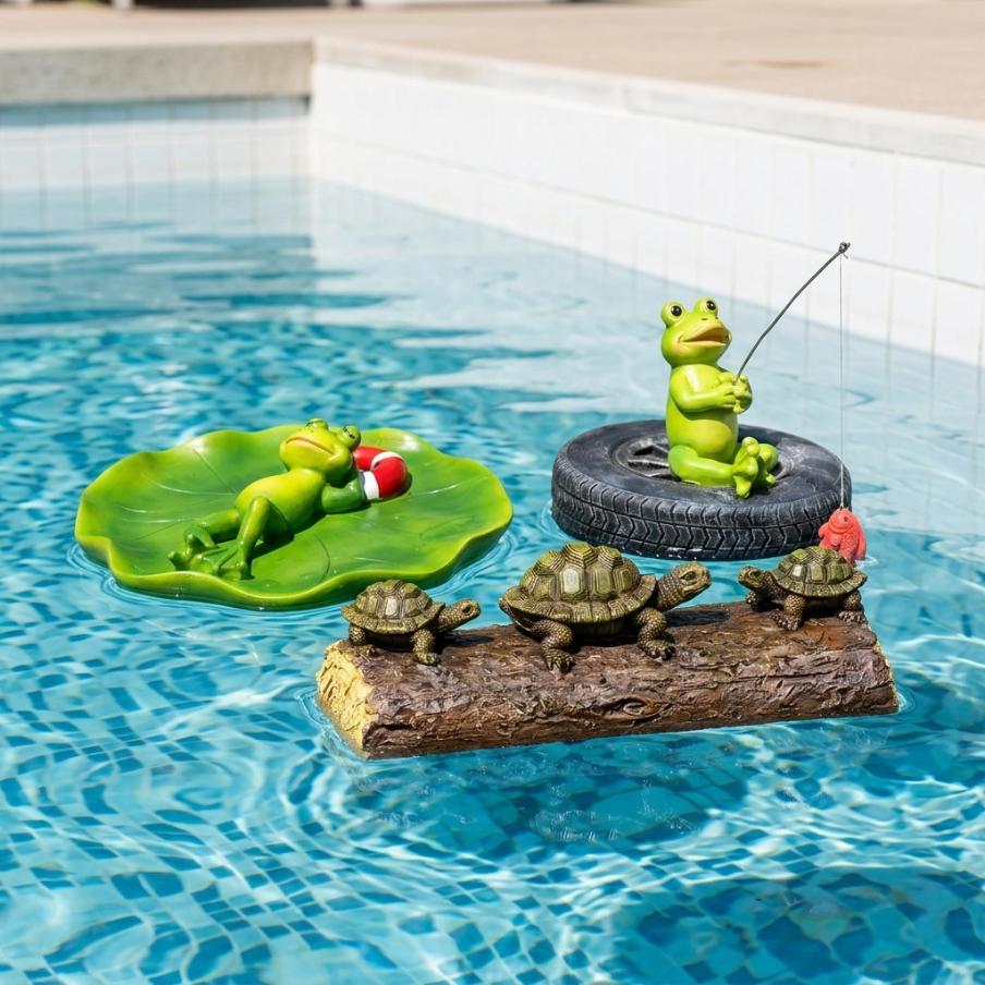 Schwimmender Frosch für Gartenteich