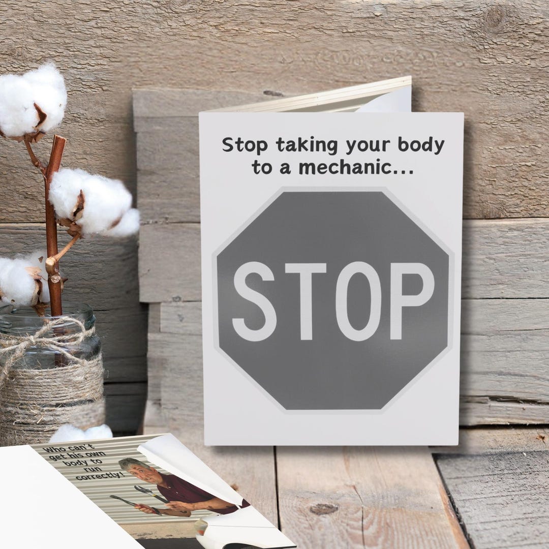 Funny Alternative Health Greeting Card, Holistic Wellness Humor Card ...