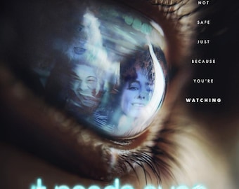Póster de la película de terror "It Needs Eyes" (11 x 17 pulgadas)