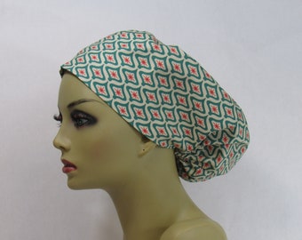 Women Scrub Hat, Surgical Cap, Scrub Hat, USA Made, Handmade