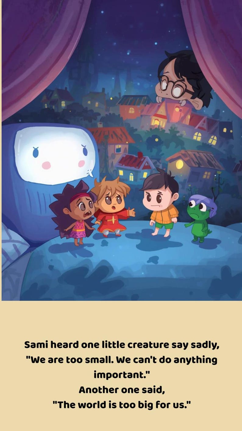 The Tiny City Under My Bed – Printable Kids Bedtime Story, Children Story Book PDF image 2