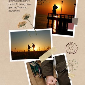 Love Story Video Template, Anniversary Slideshow, Editable Canva Couple Memories Video