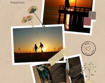Love Story Video Template, Anniversary Slideshow, Editable Canva Couple Memories Video