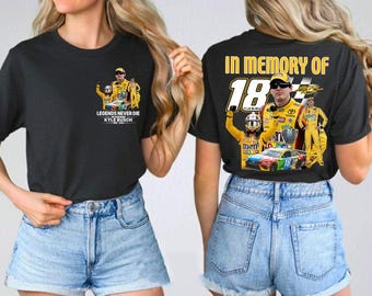 Comfort Colors Kyle Busch 8 NASCAR Shirt – Race Car Tee for Stock Car Fans
