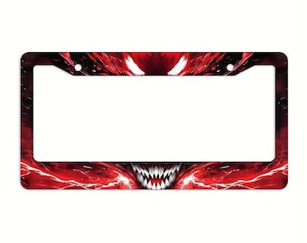 Black Bear License Plate Frame, Wildlife Car Accessory, Rustic Forest Animal Frame, Outdoor Aesthetic Decor,Metal Plate Holder,Car Accessory