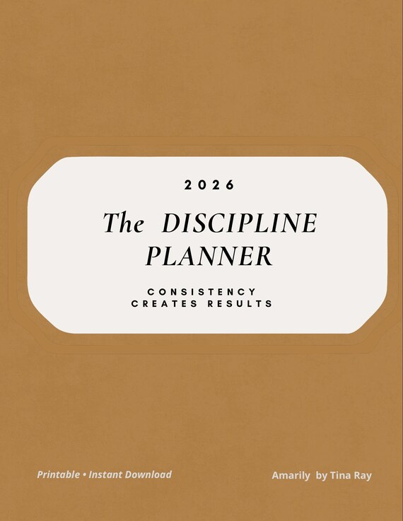 The Ultimate Discipline Planner System