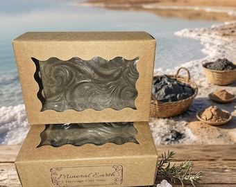 Mineral Earth Soap | Natural Earthy Soap Bar | Handmade Artisan Soap | Dead Sea Clay |  Self Care Gift
