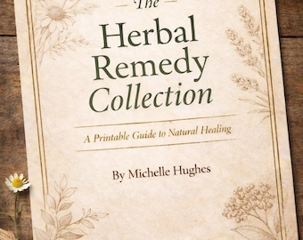 Kruidengeneesmiddelencollectie afdrukbaar | Gids voor natuurlijke genezing (digitale download)