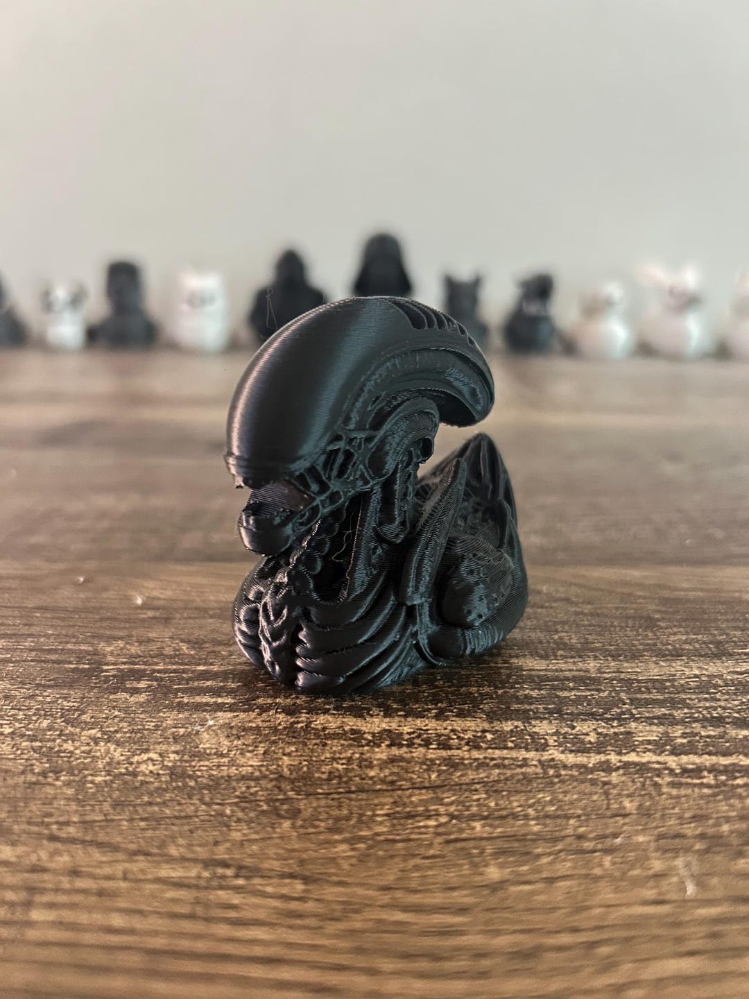 Xenomorph Alien Duck | Jeep Ducking Gift | Sci-fi Creature Figurine ...