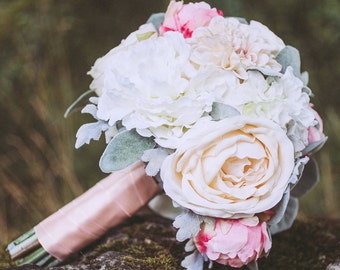 Custom Bridal Bouquet, Toss Bouquet & Boutonniere - Sample Pricing