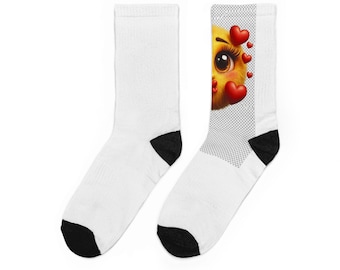 Unisex Padded Crew Socks (DTG)
