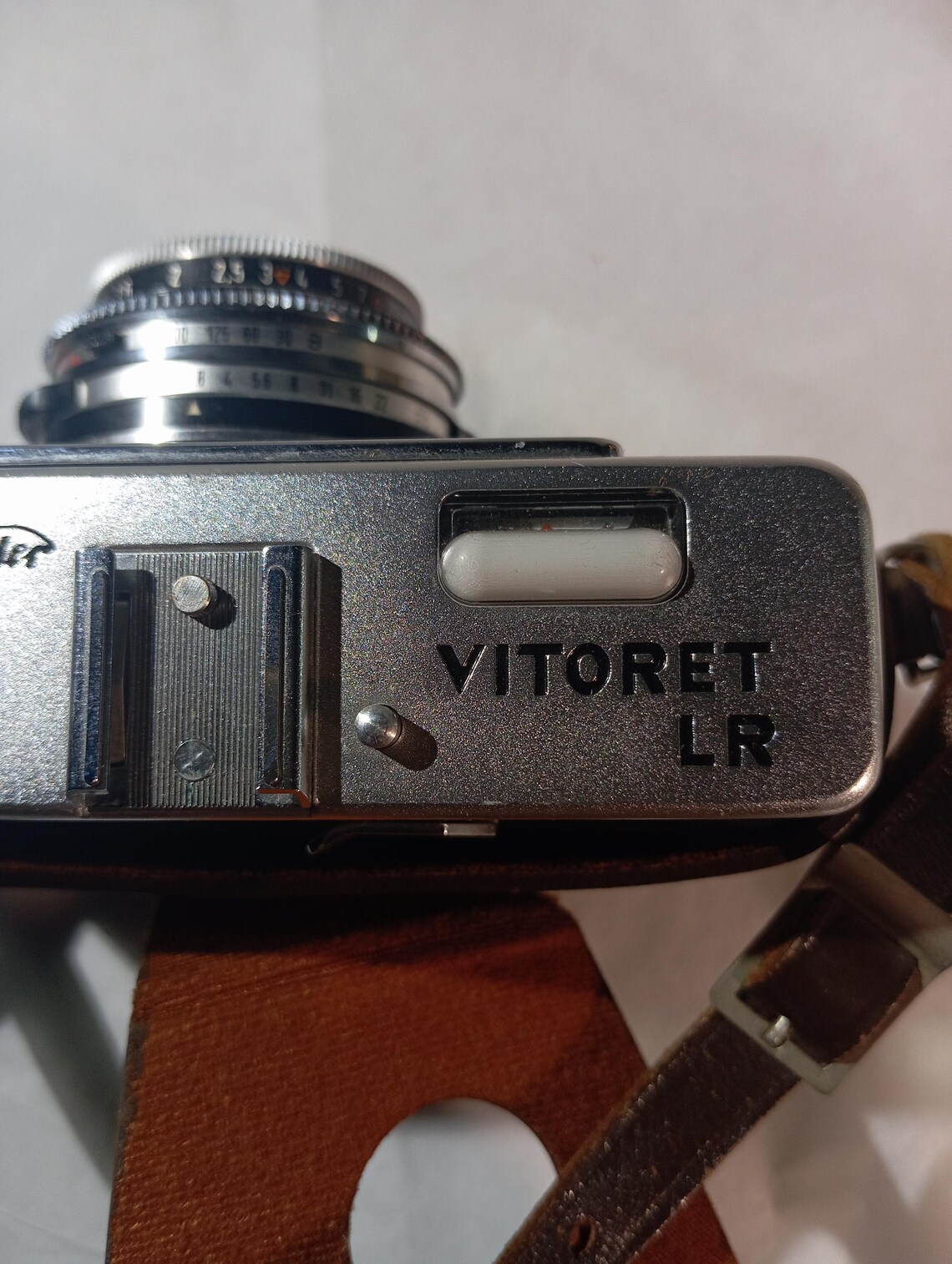 Cámara VOIGTLANDER Vitoret L Telemétrica 35mm Color-Lanthar 2.8/50 Prontor 300 LK Fotómetro Selenio ALEMANIA  Años 60 con Funda de cuero, photo 3 sur 5