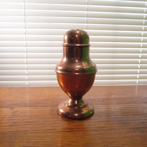 Vintage Large Solid Copper Cheese Shaker
