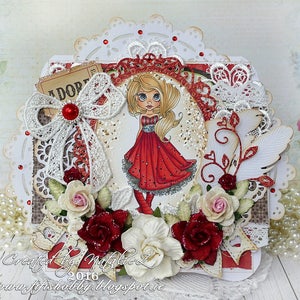 Luxus 3D GRUSS-Karte | OOAK jeden Anlass handgefertigte und handkolorierte Grußkarte | Einzigartige Geburtstagskarte | Geschenk für Sie | Geschenk für Mama |