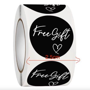 Gratis cadeaulabels | Bedankt-stickers | Papieren versiering | Verpakkingsstickers | Envelop sluitetiketten | Cadeaulabels | Zwarte stickers