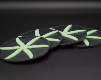 C-130J Propeller Coaster – Glow in Dark 3D Printed Aviation Gift