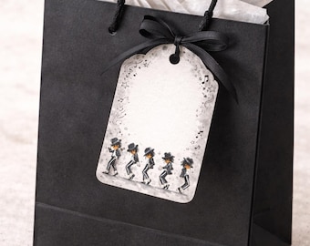 Moonwalk Birthday Goodie Bag Tags (Digital Download)