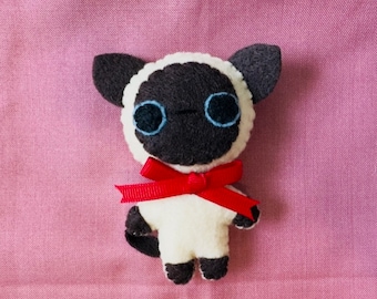 Valentine's Day Gift - Siamese Cat Ornament
