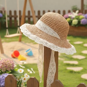 Straw Hat Lace Ribbon - Etsy
