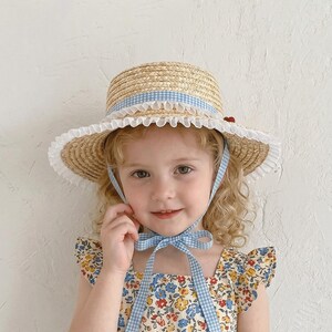 NWT big sun hat with little cute tie. Maisie Ribbon Tie Safari Sun Hat | Stylish Sun Hats for Women main image 3