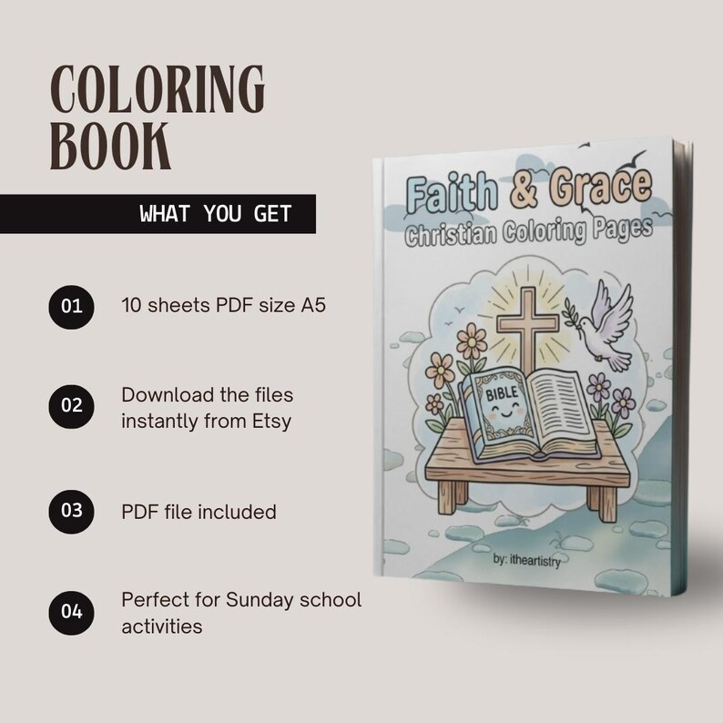 Christian Coloring Pages Printable | Bible Verse Faith Coloring Book ...