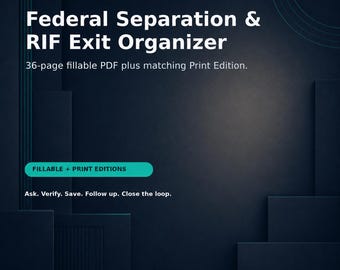 Organisator für den Austritt von Bundesbediensteten und den Abgang im Rahmen von Personalabbau, ausfüllbares und druckbares PDF