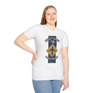 Airlift Legacy Plane Silhouette T-Shirt | Power & Precision, Military Aviation Tee image 8