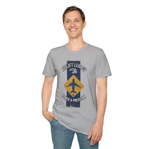 Airlift Legacy Plane Silhouette T-Shirt | Power & Precision, Military Aviation Tee image 10