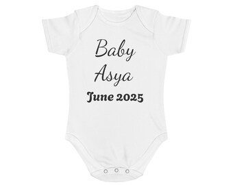 Personalized Baby Bodysuit | Custom Onesie | Cute Baby Shower Gift