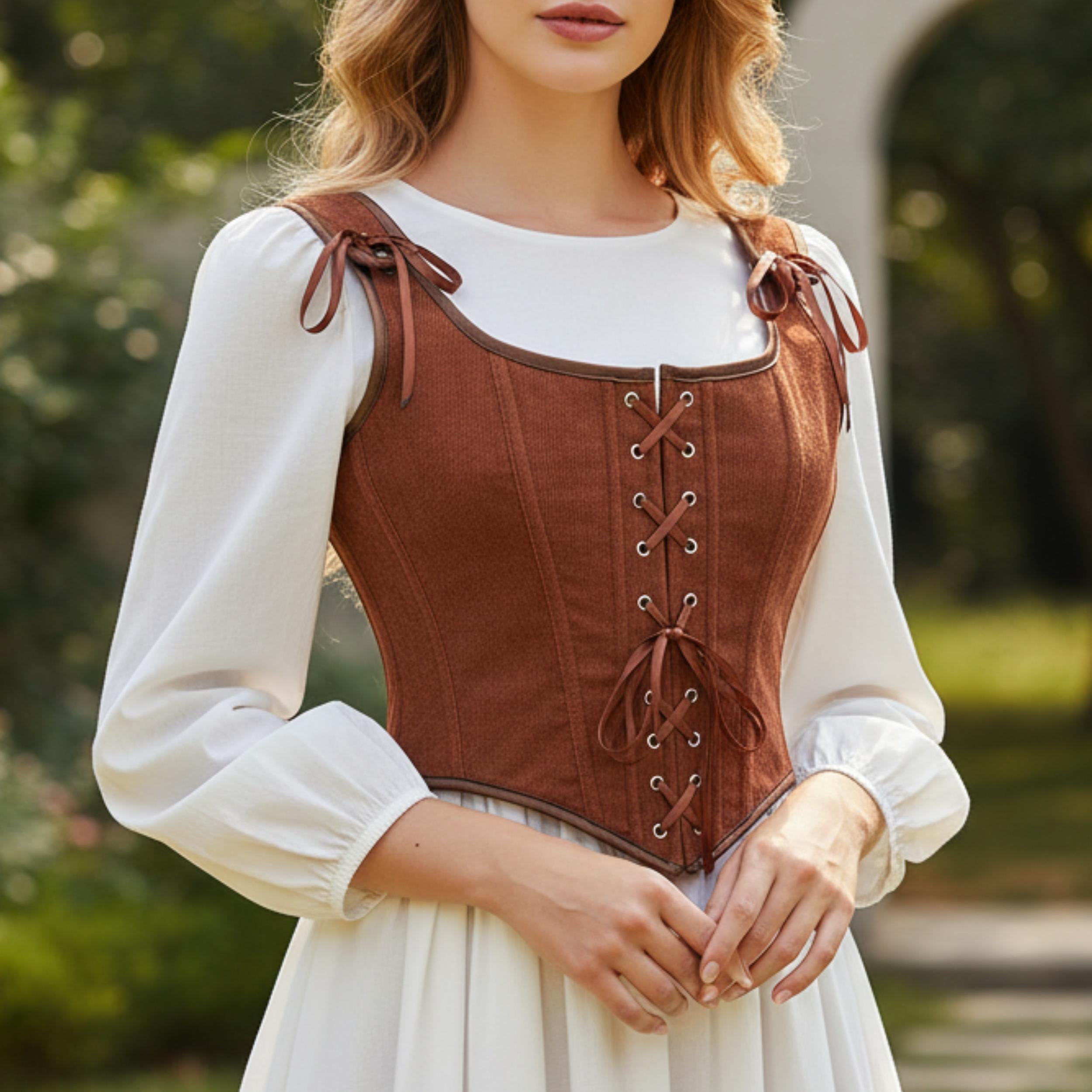 brown peasant dress ARIA One-Shoulder Bridesmaid Dress main image 0