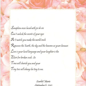 Personalized and Custom Name Poem- PDF Version