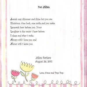 Personalized Name Poem Custom Made Poems Everytime - Etsy