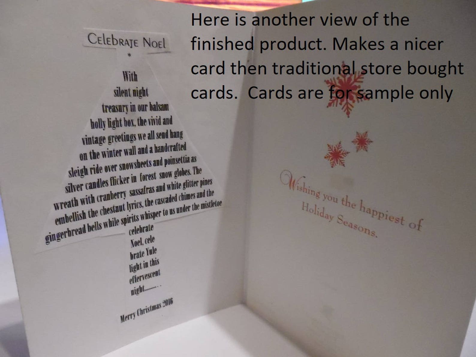 Welcome Christmas a Christmas Poem For Christmas Cards or to  Etsy