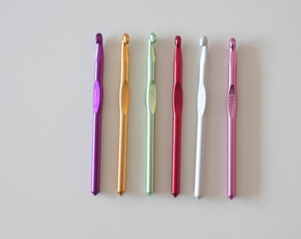 8 mm Crochet Hook, Aluminum Crochet Hook, crochet needle, Metal Crochet Hook