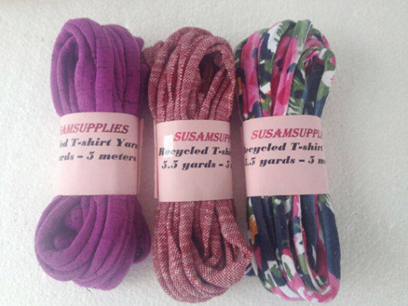 Chunky yarn Sea green t shirt yarn Cotton TShirt yarn Etsy